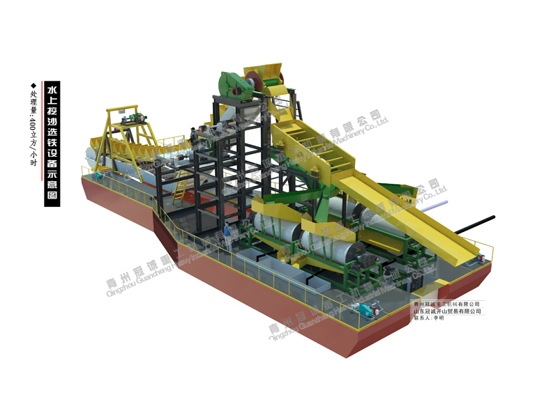 水上挖沙磁選選鐵設(shè)備
