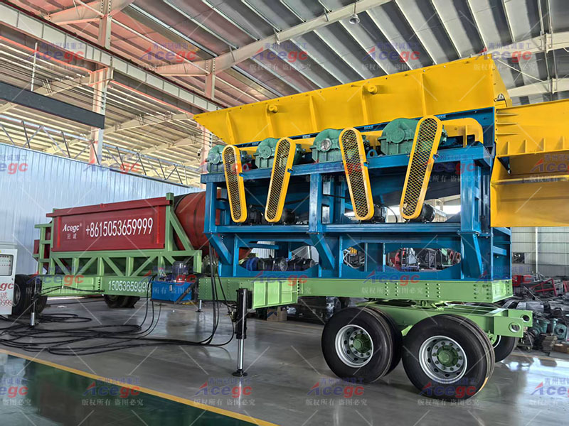 移動(dòng)式石英砂篩洗脫泥設(shè)備
